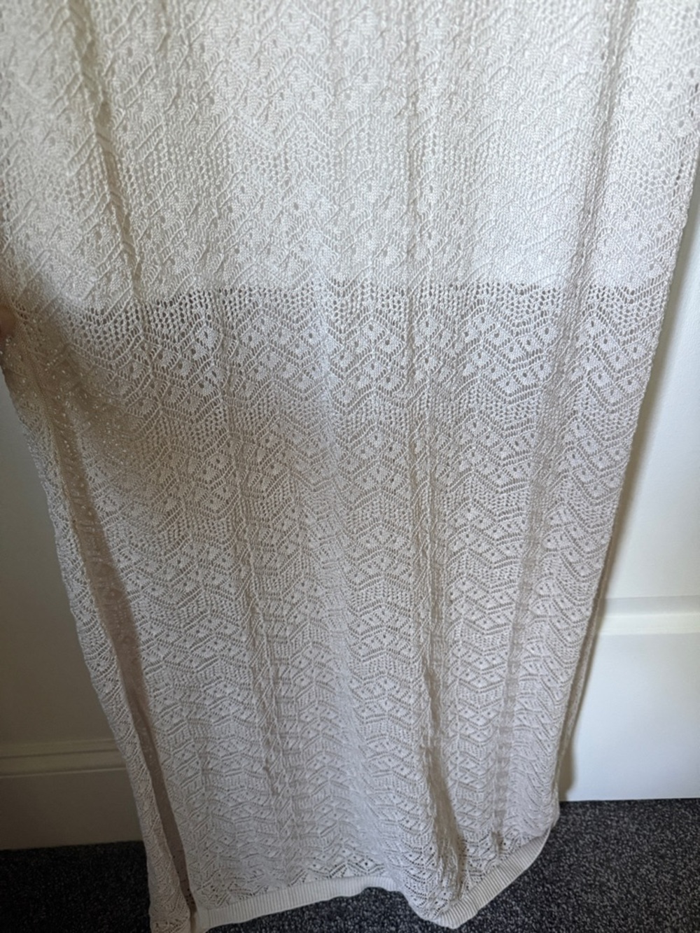 House of Harlow 1960 Beige Crochet Maxi Dress - Picture 6 of 6